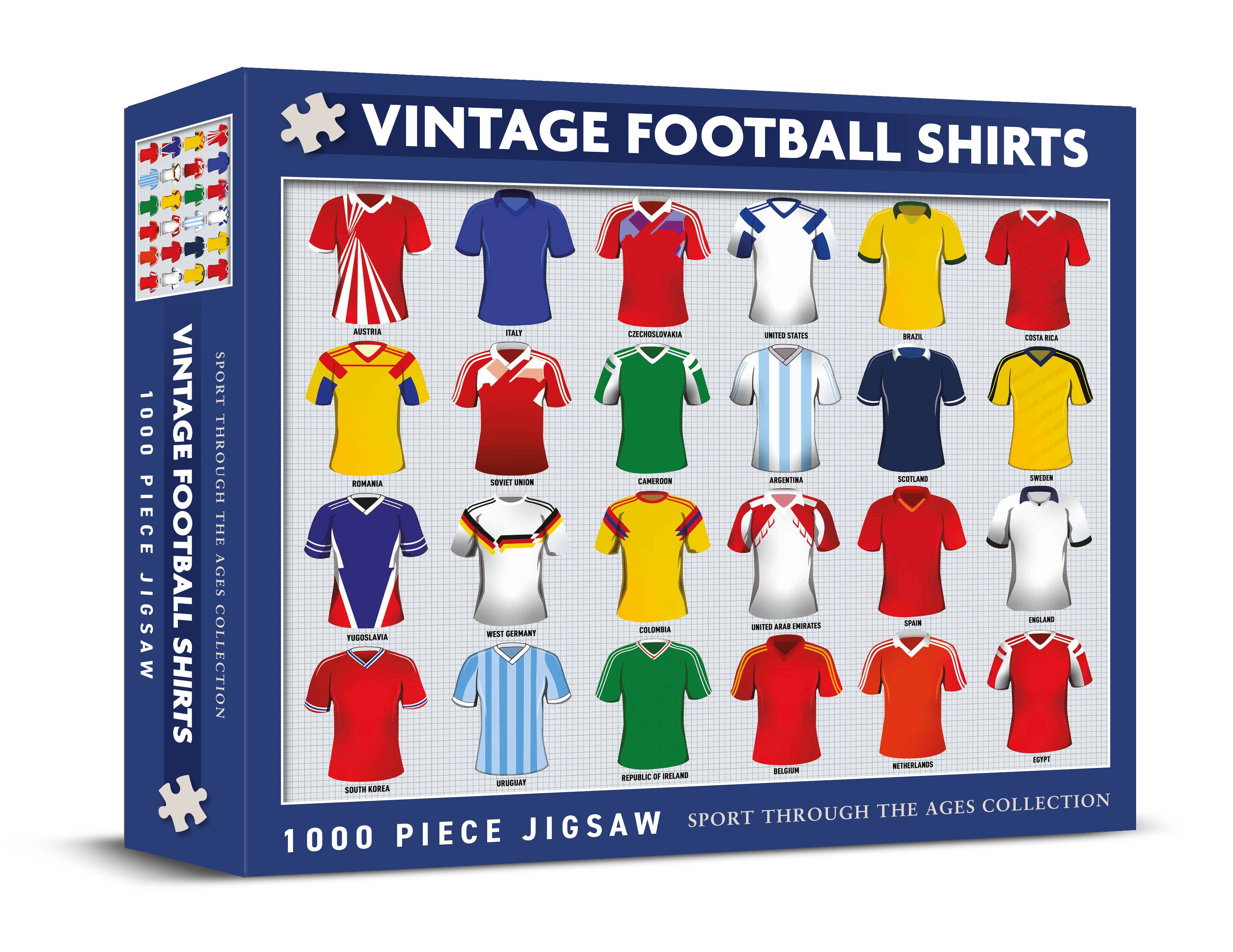 Coach House Partners – wholesale Puzzle – Adult – Vintage Football Tops 1000 Piece Jigsaw Puzzle0