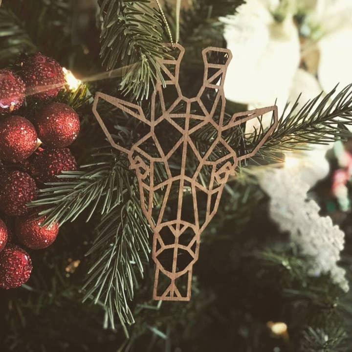 CSAcreative - Wholesale Ornament - Geometric Giraffe Ornament