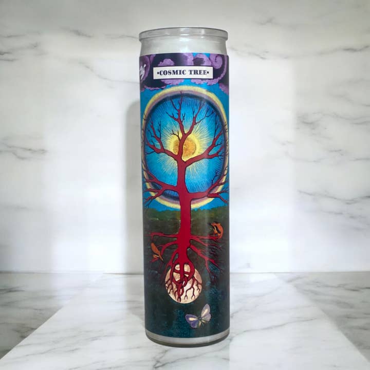"Cosmic Tree" Soy Ritual Candle for wholesale by Snakes for Hair