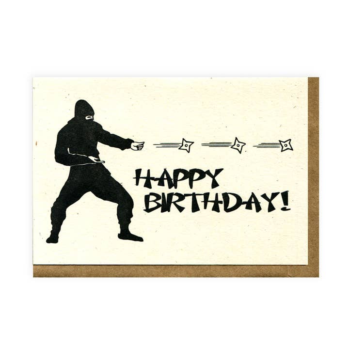 Ninja Birthday Attack for wholesale by Blue Barnhouse