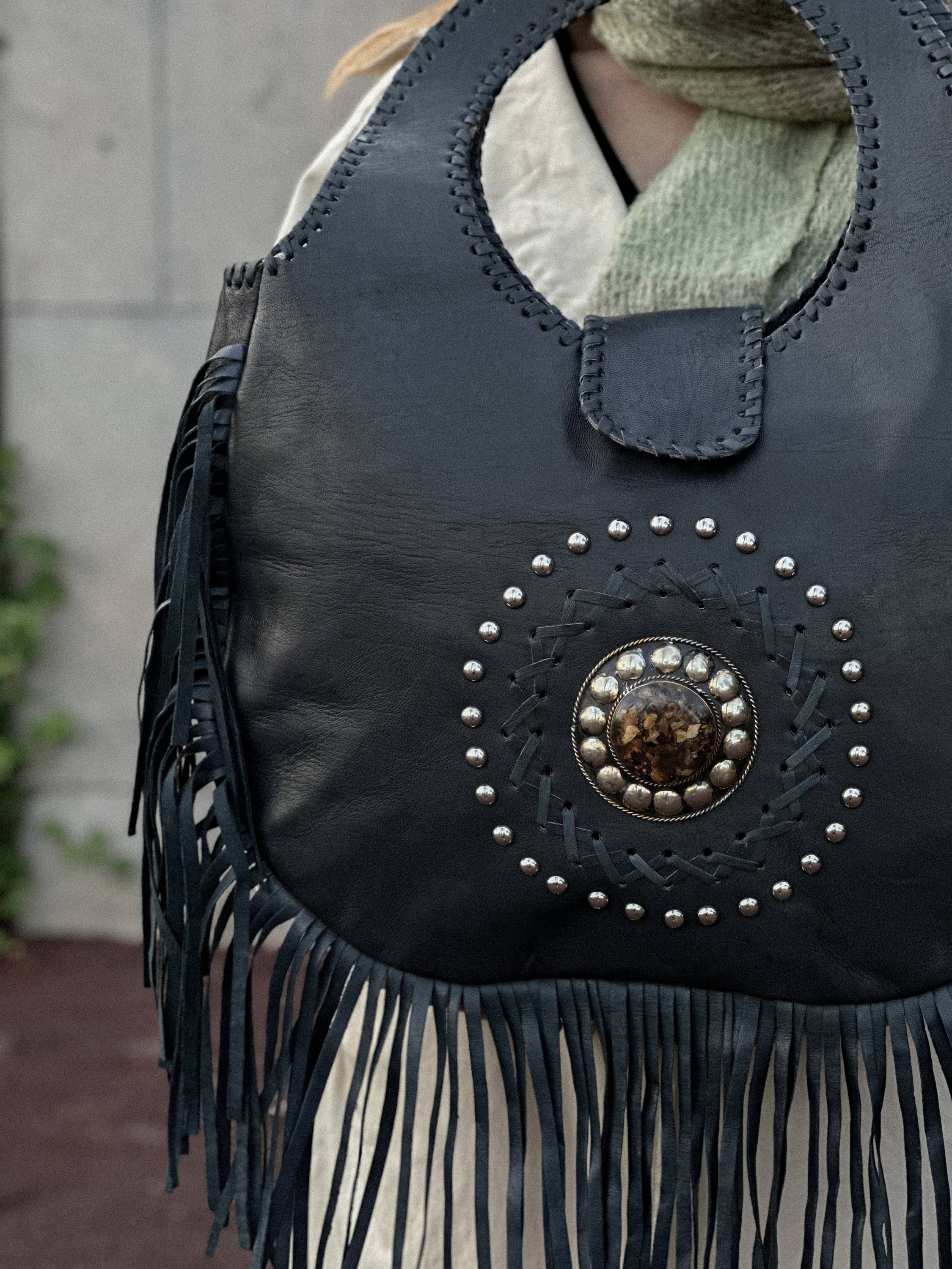 Berberwoolrug - Vendita all'ingrosso Tracolla - Donna - Borsa Gypsy in pelle morbida fatta a mano | Borsa Bohemian Fringe7