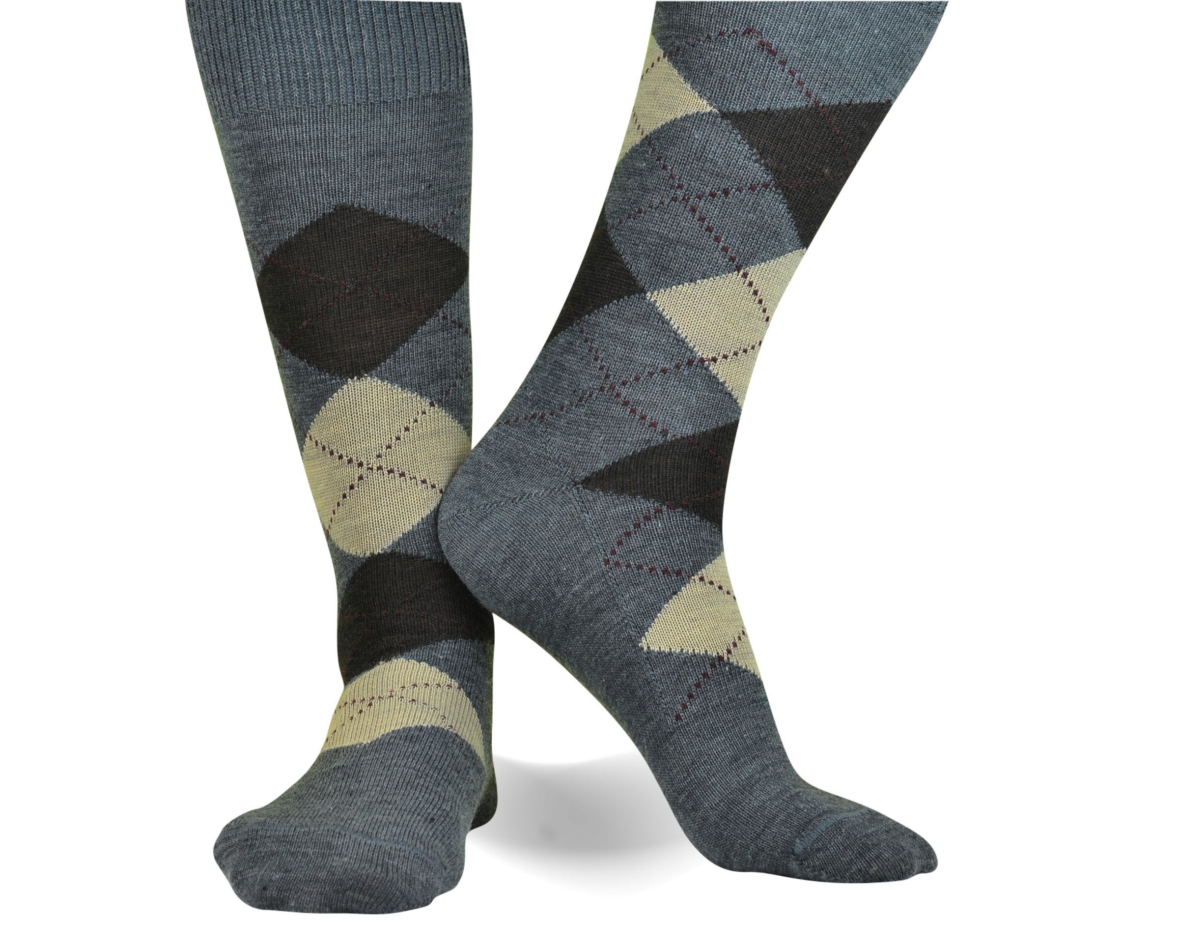 ELL & Atty - Wholesale Socks - Men's - Superwash Merino Wool - Argyle3