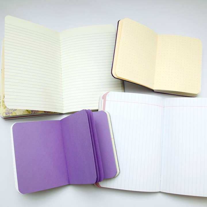 Original Brooks - Wholesale Notebook - Purple Handsewn Notebook with Assorted Paper6