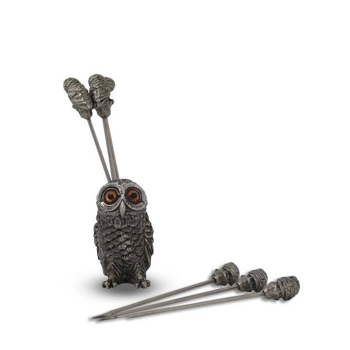 Vagabond House - Wholesale Kaasplank - Owl Cheese Pick Set2