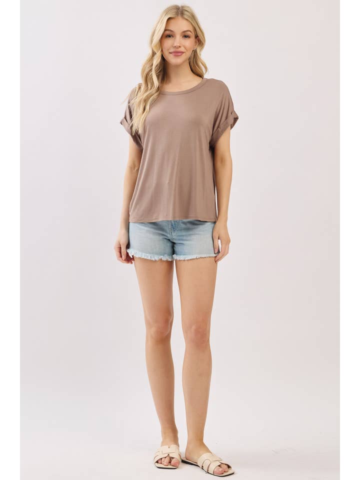 Final Touch - Vendita all'ingrosso Top in maglia - Donna - Top Girocollo in Modal Rayon - T310489