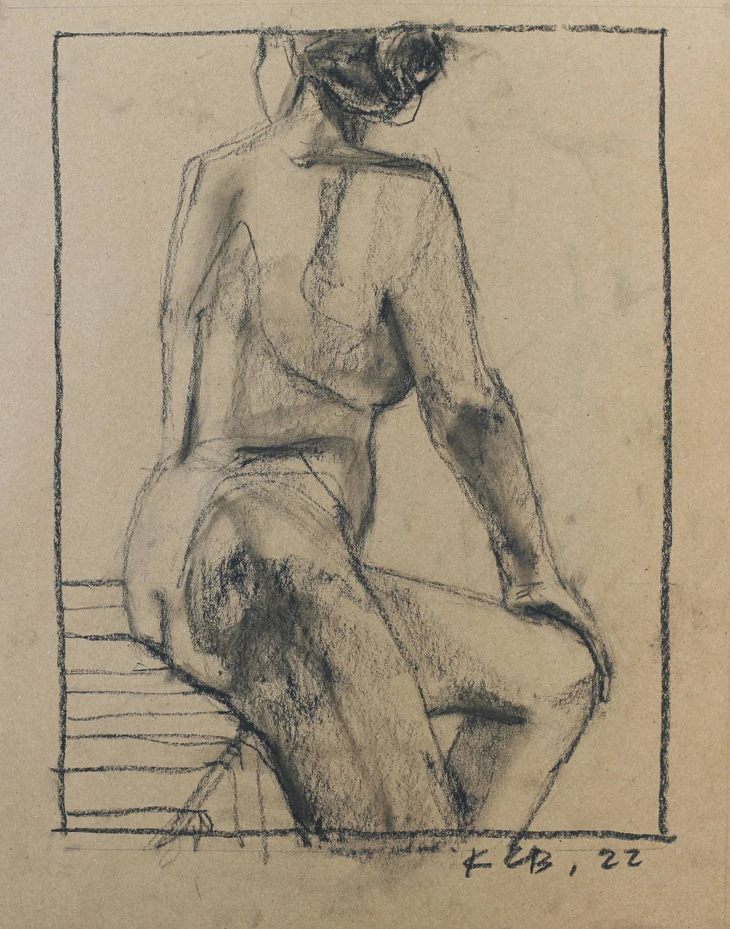 Katherine Corden Art - Wholesale Art Print - Figure Drawing I Print1