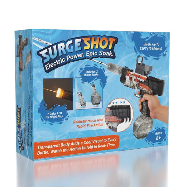 Showcase - Wholesale Classic Toy - Kids - SurgeShot: Rechargeable Automatic Water Blaster Gun