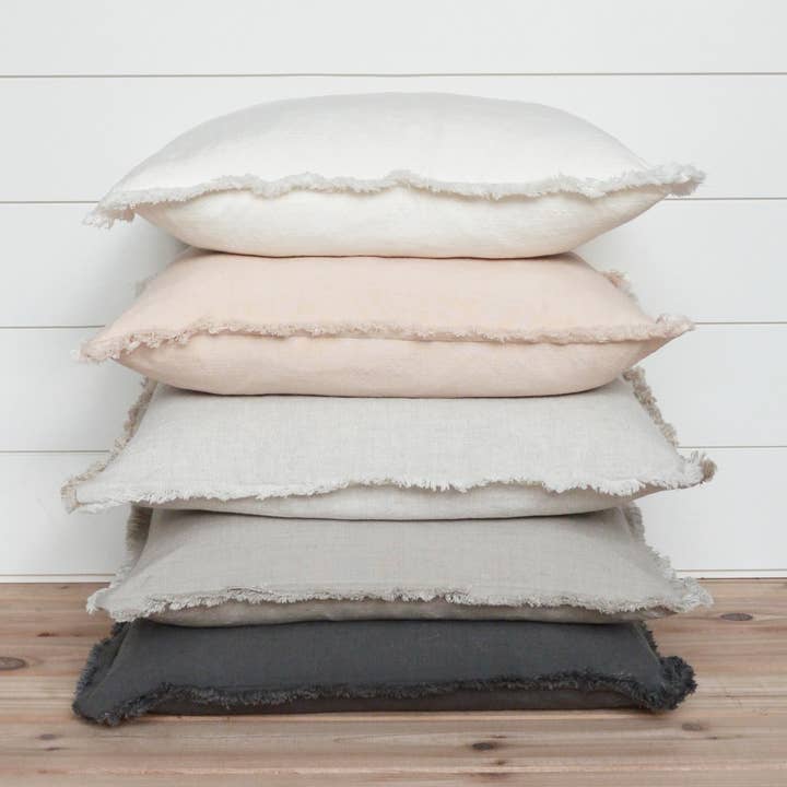Fringe Pillow Covers - Subtle Color Palette for wholesale by Porter Lane Home