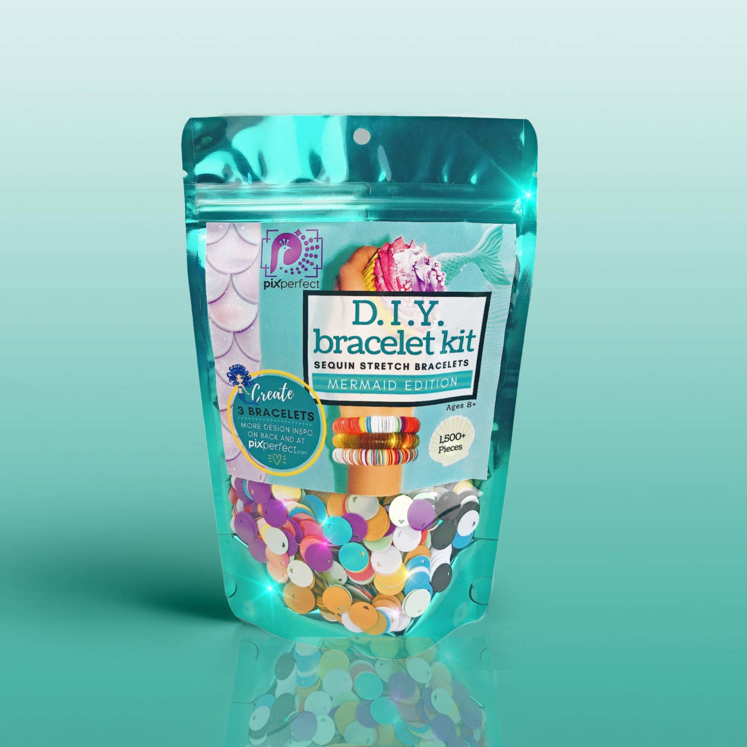 Pix Perfect - Wholesale DIY Jewelry - Kids - D.I.Y. Bracelet Kit - Mermaid Edition