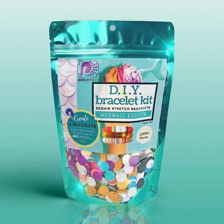 Pix Perfect - Wholesale DIY Jewelry - Kids - D.I.Y. Bracelet Kit - Mermaid Edition