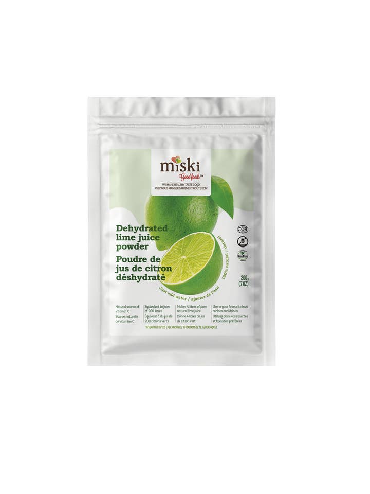 Dehydrated Lime Juice Powder - 200g for wholesale by Miski Organics