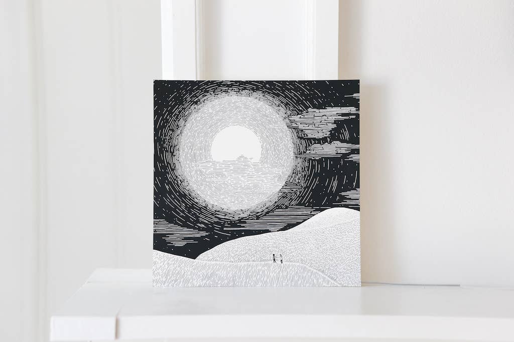 As Little Cooking as Possible - Wholesale Art Print - Full Moon | Screen-Print | Made in Vermont