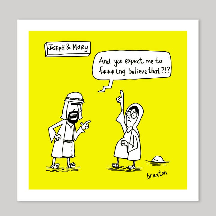 Icon – wholesale Christmas card – Joseph and Mary Greeting Card0