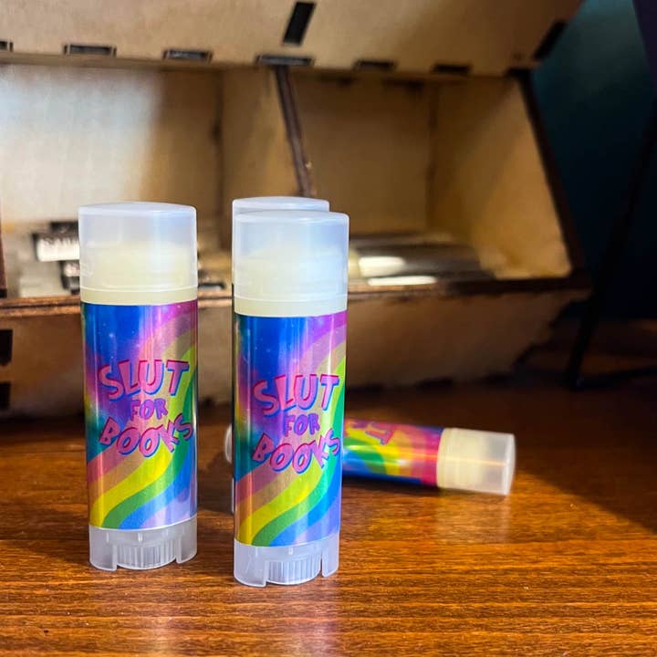 Serious Lip Balm - Wholesale Lip Balm - Natural Lip Balm - Slut for Books Gift for Bookish Folks1