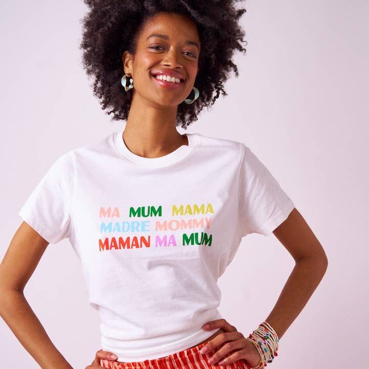 Kiki Tee Mama En Naturel XL Vente en Gros pour la vente par INK + ALLOY