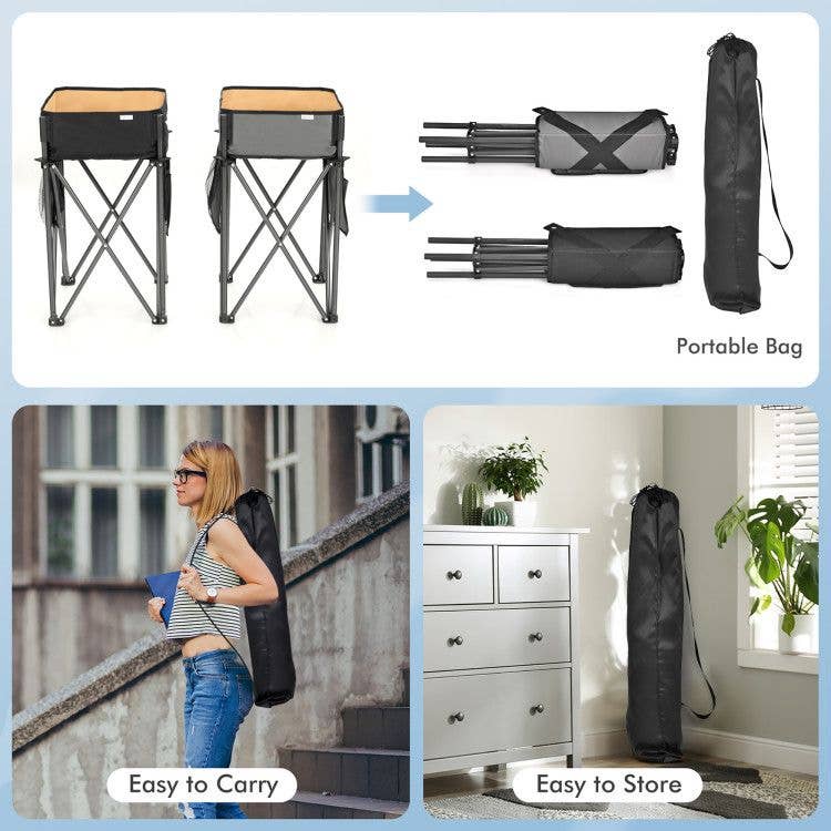 Hard Rock Health Stores - Wholesale Patio Table - 2 Pieces Folding Camping Tables with Large Capacity Storage Sink14