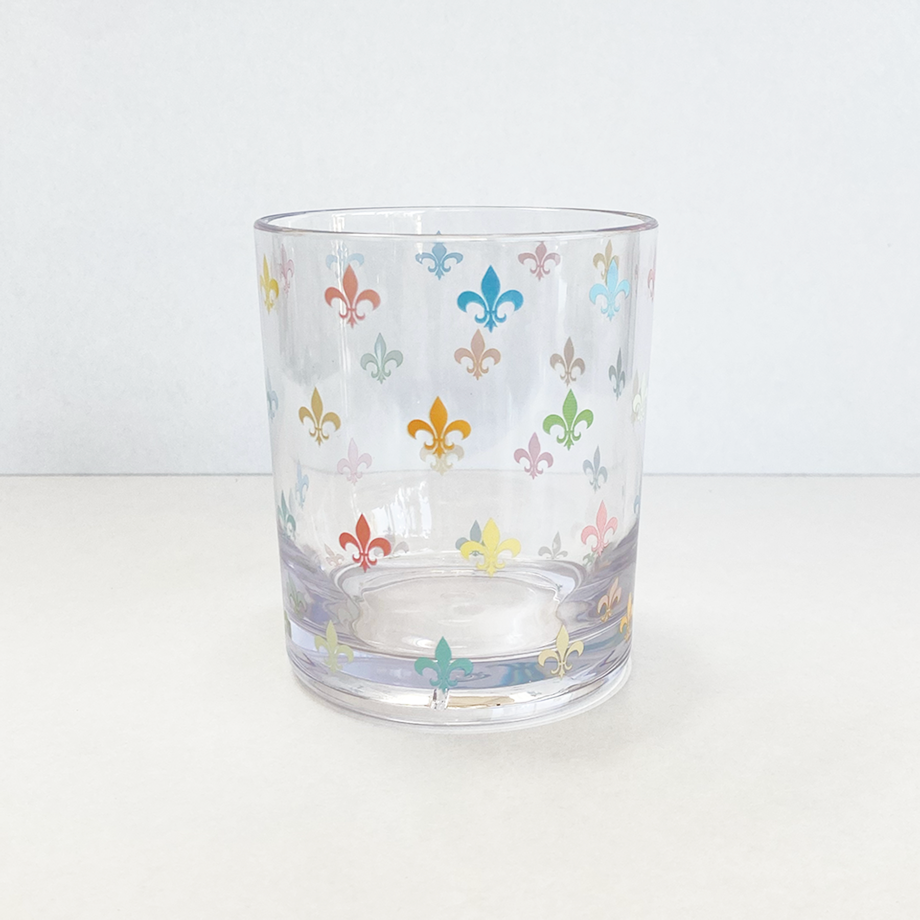 Nola Tawk - Wholesale Drinking Glass/Cup - Fleur De Lis Acrylic Drinking Glasses1