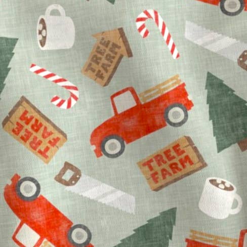 Bandana per cani RUFFLECT® Tree Farm per la vendita all'ingrosso da parte di RUFFLECT Dog Bandanas