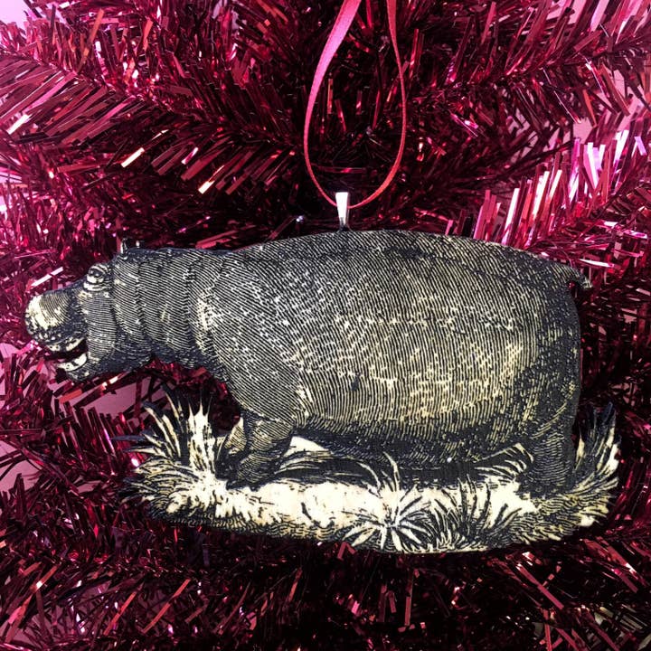 Toad Hill Farm - Wholesale Ornament - Hippo Ornament5