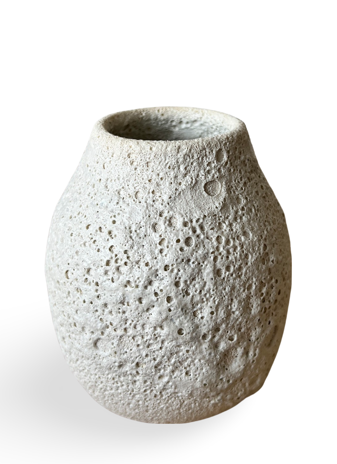 Gina DeSantis Ceramics – wholesale Vas – Likvidationsförsäljning: Vit Krater Vas Kollektion1