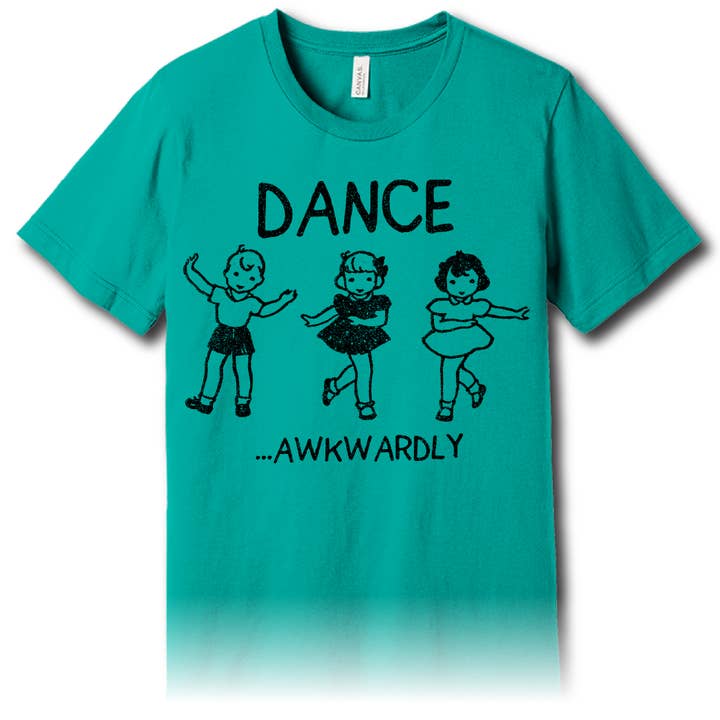 Dance Awkwardly – Unisex Tee for wholesale by Static Cat Studio