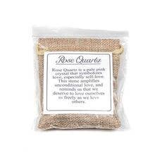 Cherry Tree Beads - Venta al por mayor Piedras/cristales espirituales - 12 piedras preciosas de cuarzo rosa rodado en bolsa de tela1