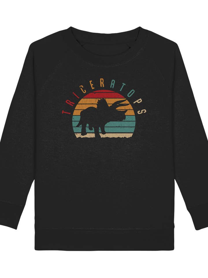 Dinosaurier Triceratops Dino Kinder Sweatshirt für den Großhandel von Tigerlino®