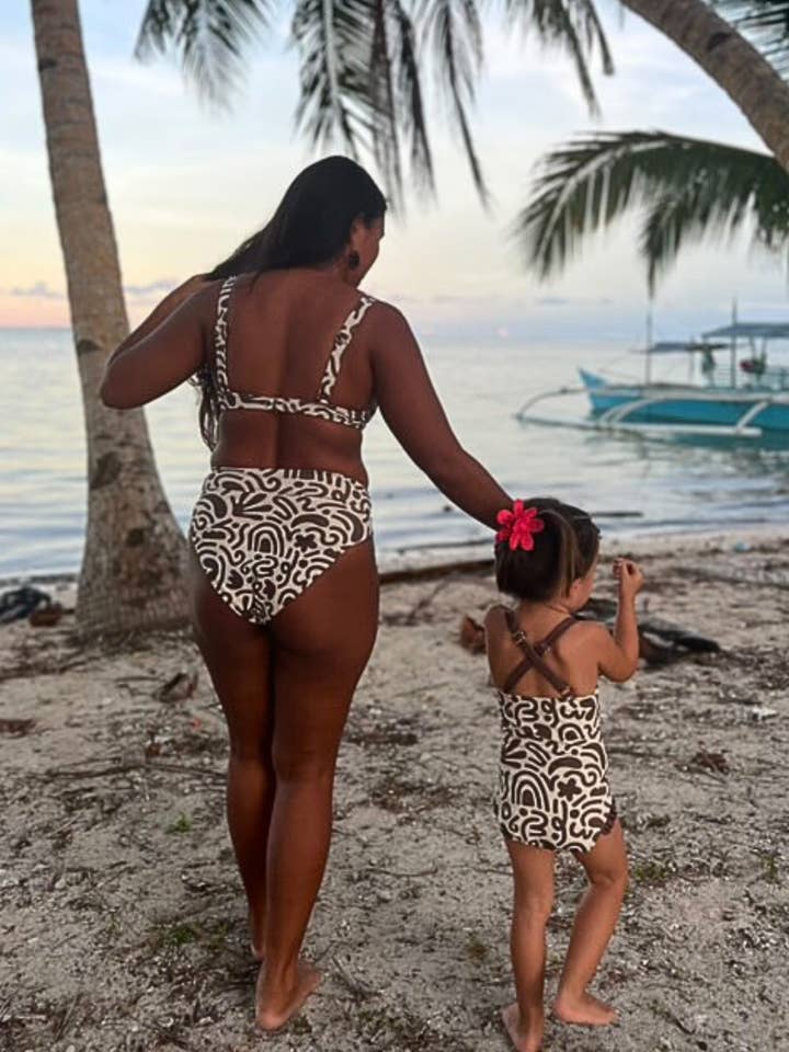 CEACEA SWIMWEAR, ACTIVEWEAR, KIDS SWIM - Wholesale Swim bottoms – Women's - SAGE BOTTOMS - COCO CONFETTI9