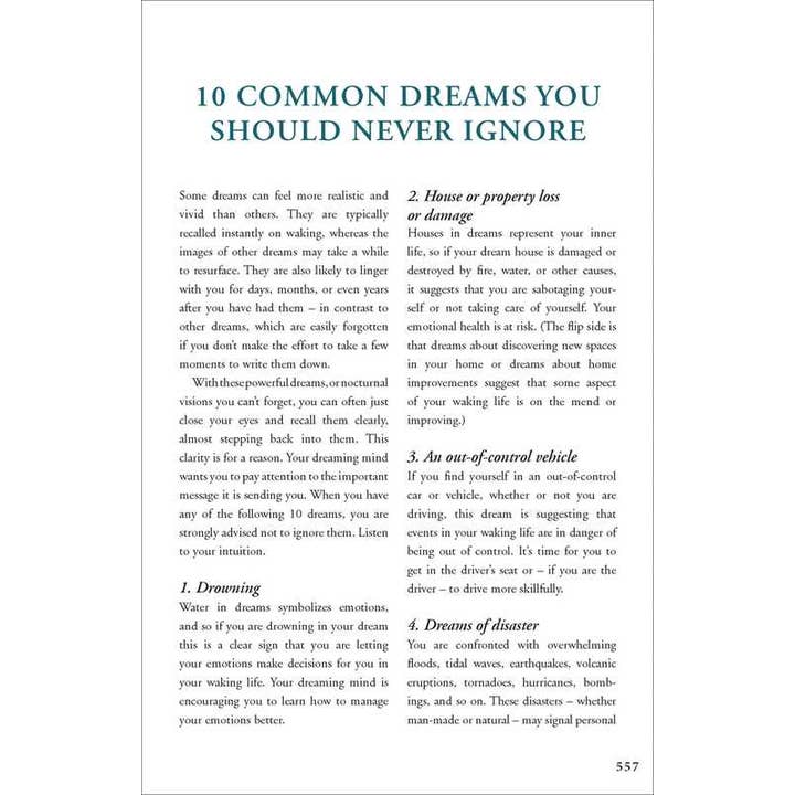 Simon & Schuster - Wholesale Reference - Dream Dictionary by Theresa Cheung8