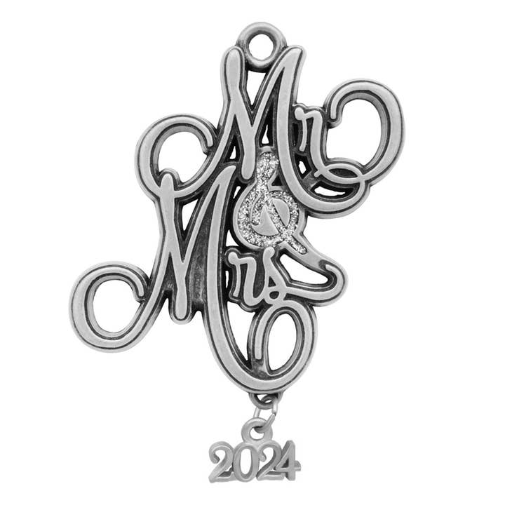 Gloria Duchin - Wholesale Ornament - Mr. & Mrs. Wedding Ornament2