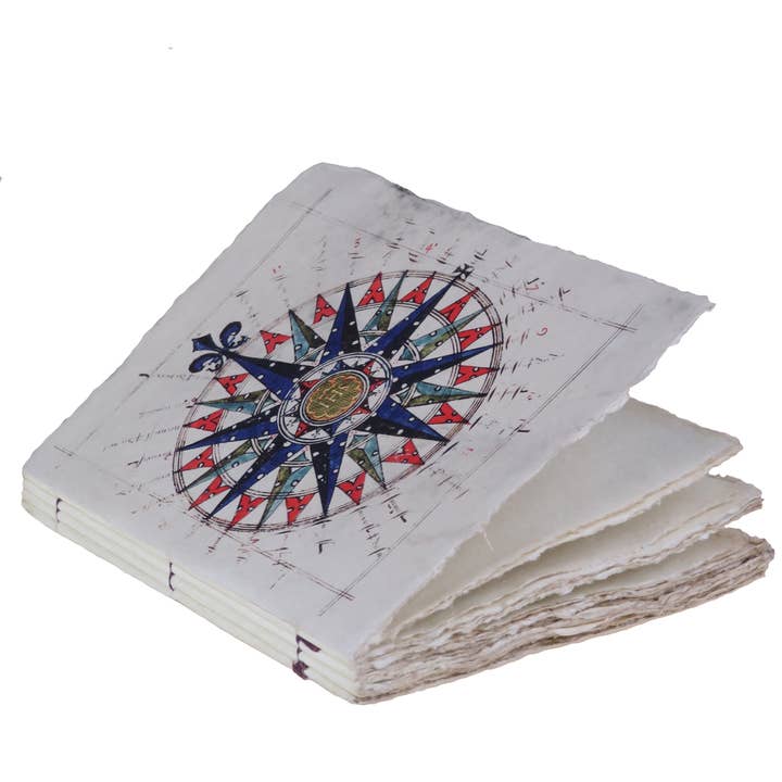 Epigram - Wholesale Notitieboekje - Windroos en zeecompass parchemijnotitieboek1