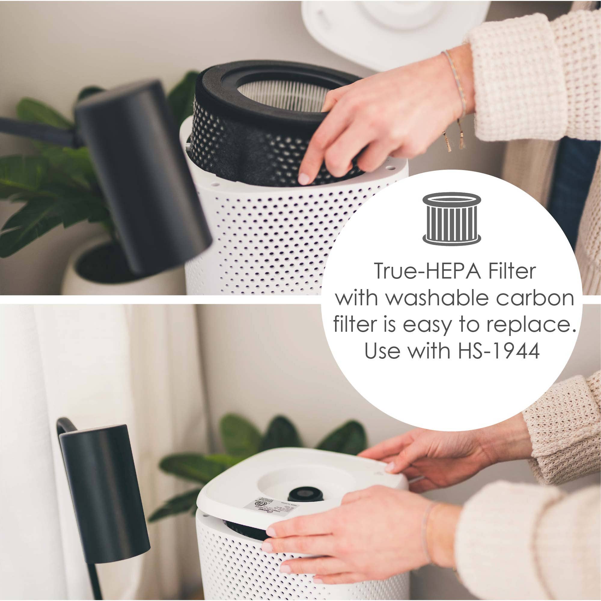 Crane Baby - Wholesale Air Purifier - Air Purifier With HEPA & UVC Light - Up to 250 sq. ft.4