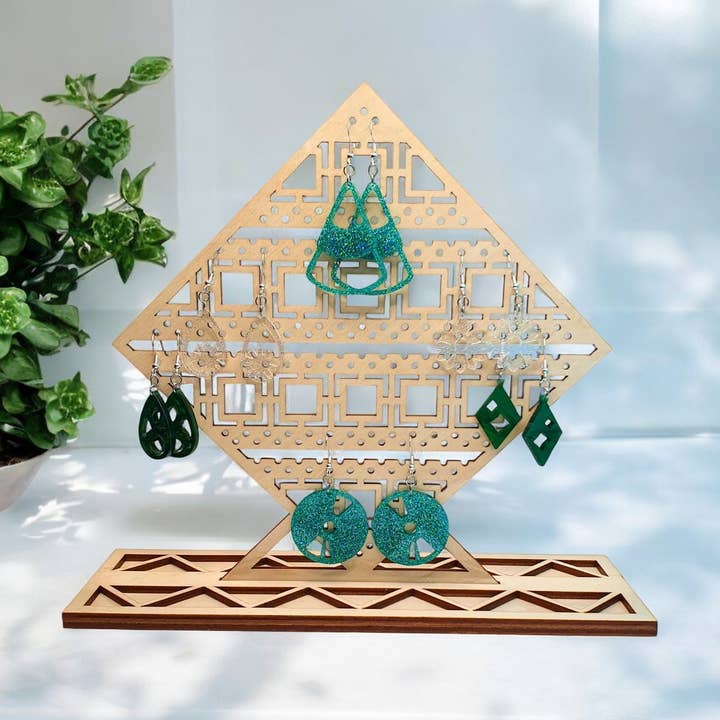 Smykkeholder - Geometrisk diamant for engroshandel hos BoisMagique