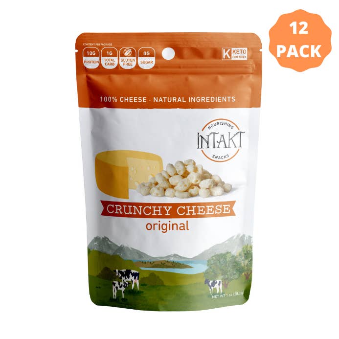 Fromage croustillant Intakt - Saveur originale pour la vente par Intakt Snacks