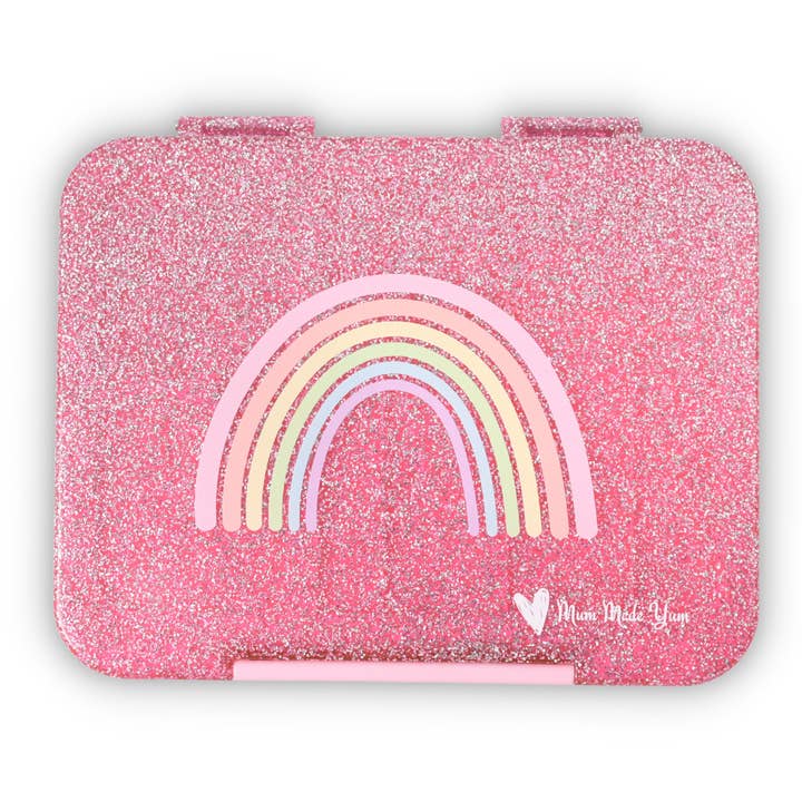 Mum Made Yum - Wholesale Lunch Bag/Box - Kids - Bento Lunchbox (Large) - Sparkle Rainbow 2.0