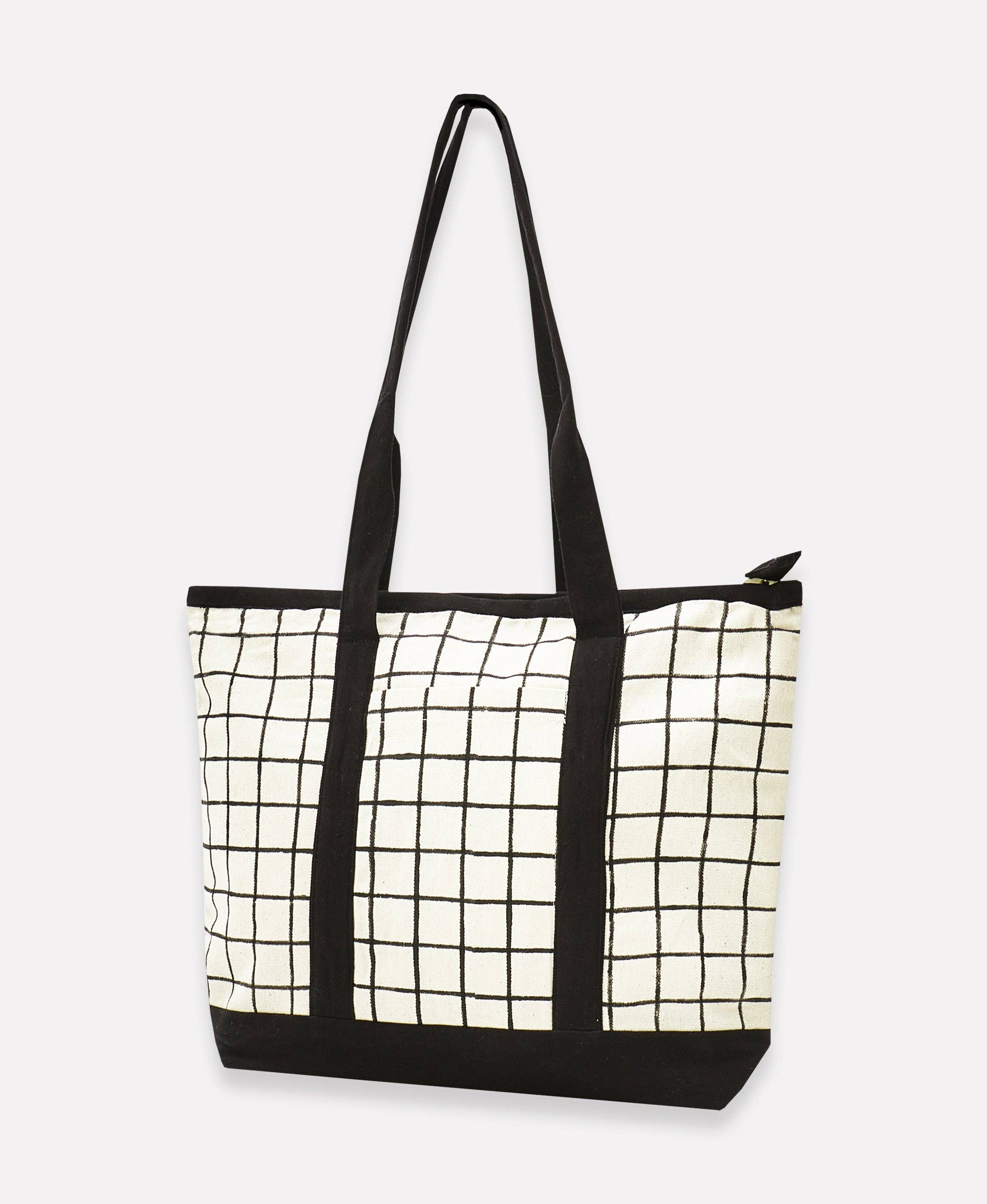 Anchal - Wholesale Tote Bag - Women's - Grid Mini Tote Bag1