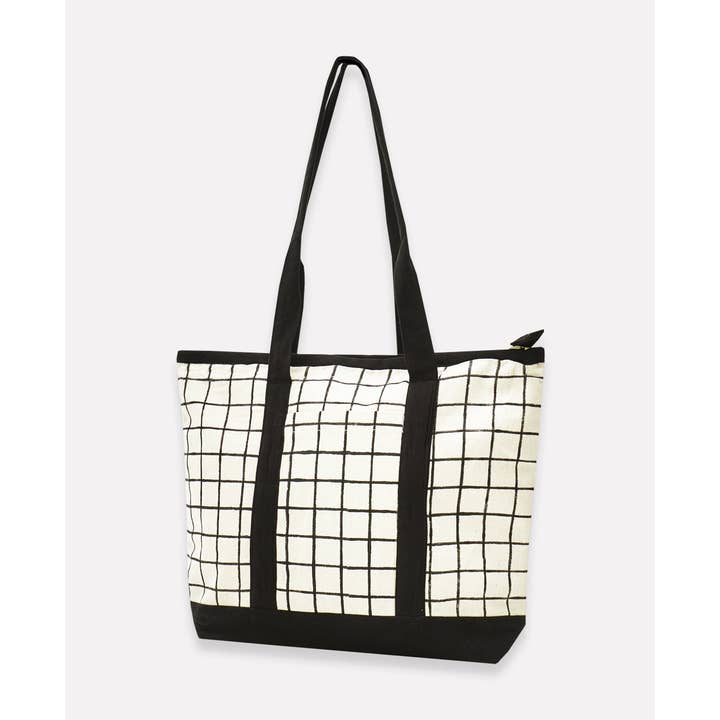 Anchal - Wholesale Tote Bag - Women's - Grid Mini Tote Bag1