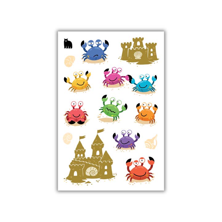 Crab of the Castle for wholesale by Four Bears Sticker Club