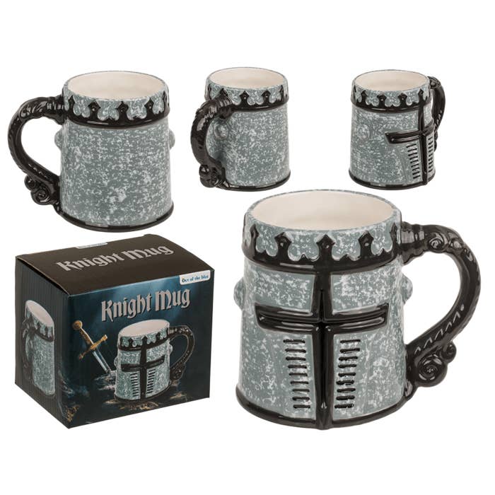 Out of the blue KG - Wholesale Coffee Mug - Mug, Knight's armour visor, 14,5 x 11 cm,