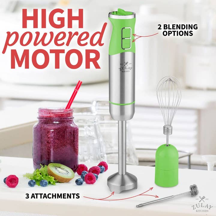 Zulay Kitchen - Wholesale Blender - Immersion Blender Handheld 500W - 8 Speed8