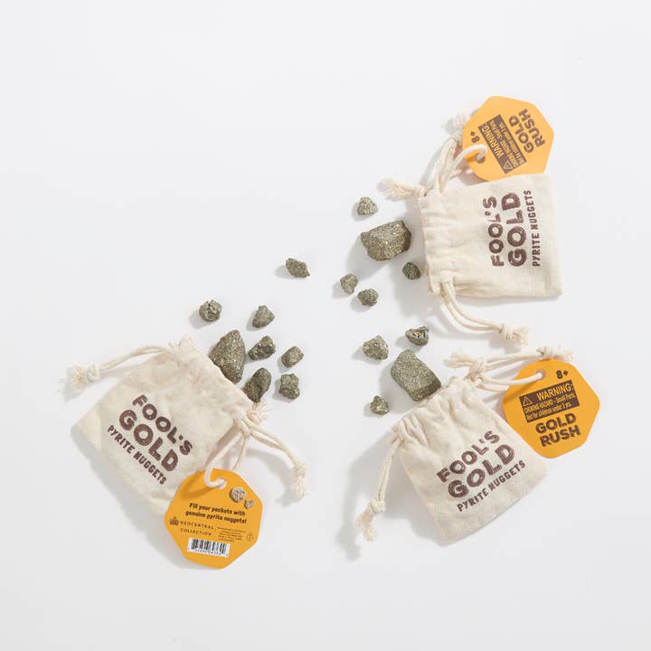 GeoCentral - Wholesale Spiritual Stone/Crystal - Gold Rush: Pyrite Nuggets Bag