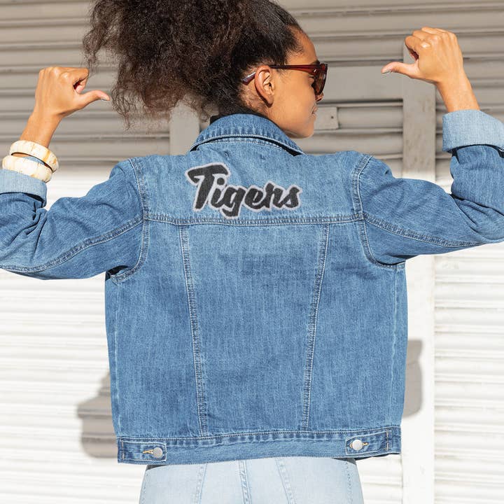 Wholesale Applique - Wholesale Patch - CUSTOM: Tigers, Mascots, Names, Embroidered, Iron on Patch2