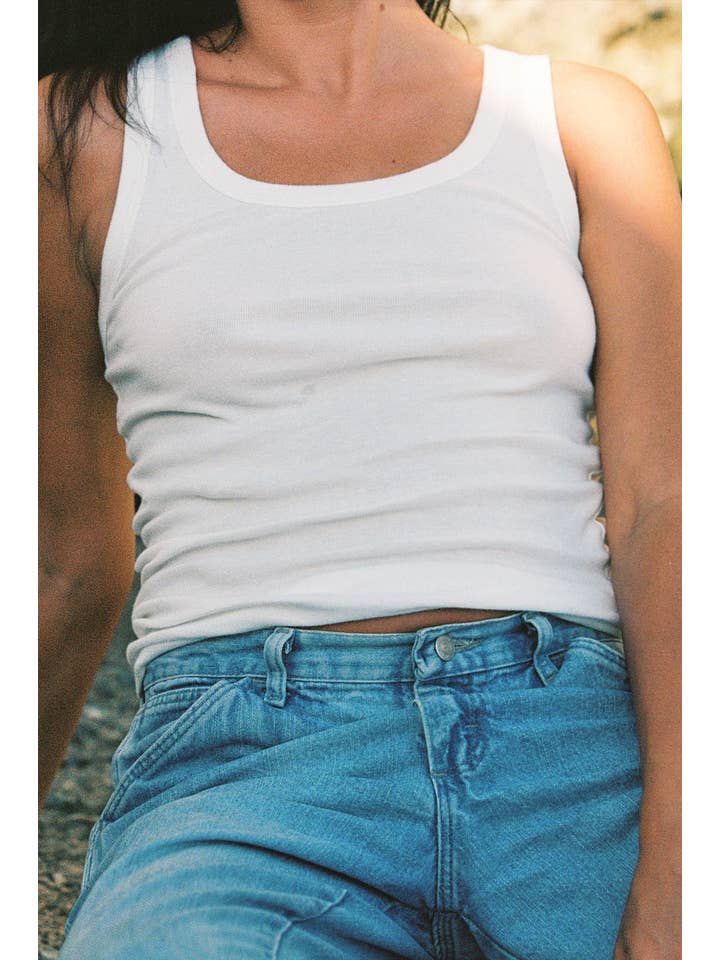 LA RELAXED - Wholesale Tank Top - Women's - Organic Rib Tank5
