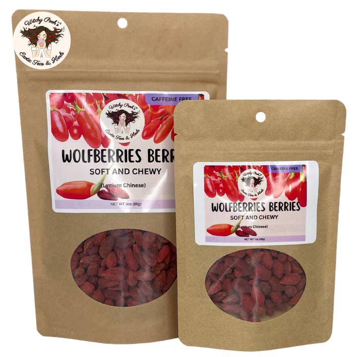 Witchy Pooh's Wolfberries, Goji Berries - Whole Soft & Chewy and other Purchase Wholesale dried goji berries. Free Returns & Net 60 Terms on Faire trending on Faire.