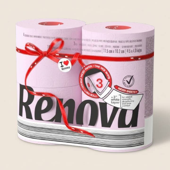 10 packs of 4 Unique Toilet Paper rolls 3 Ply 180 Sheets for wholesale by ROLL-LUX