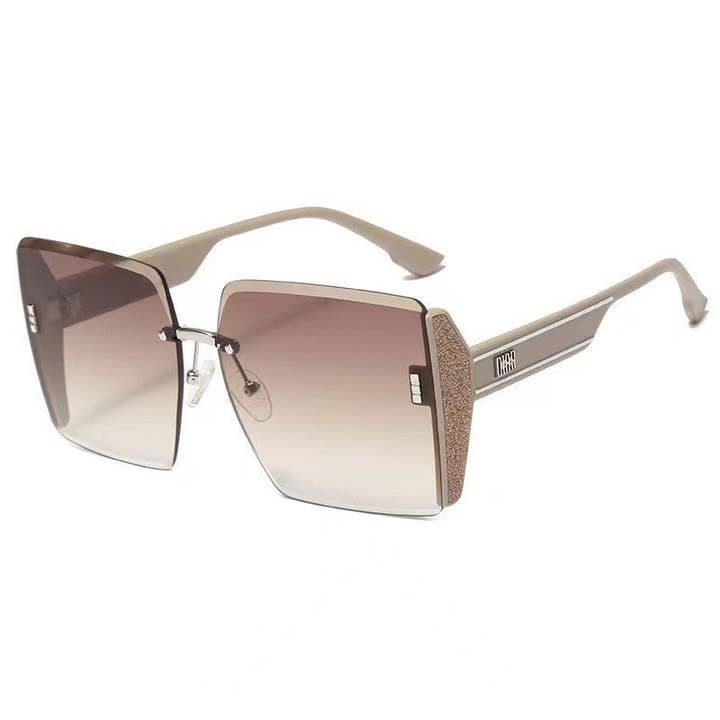 FurDecoration - Wholesale Sunglasses - Women's - Frameless UV400 Sunglasses for Outdoor Sun Protection