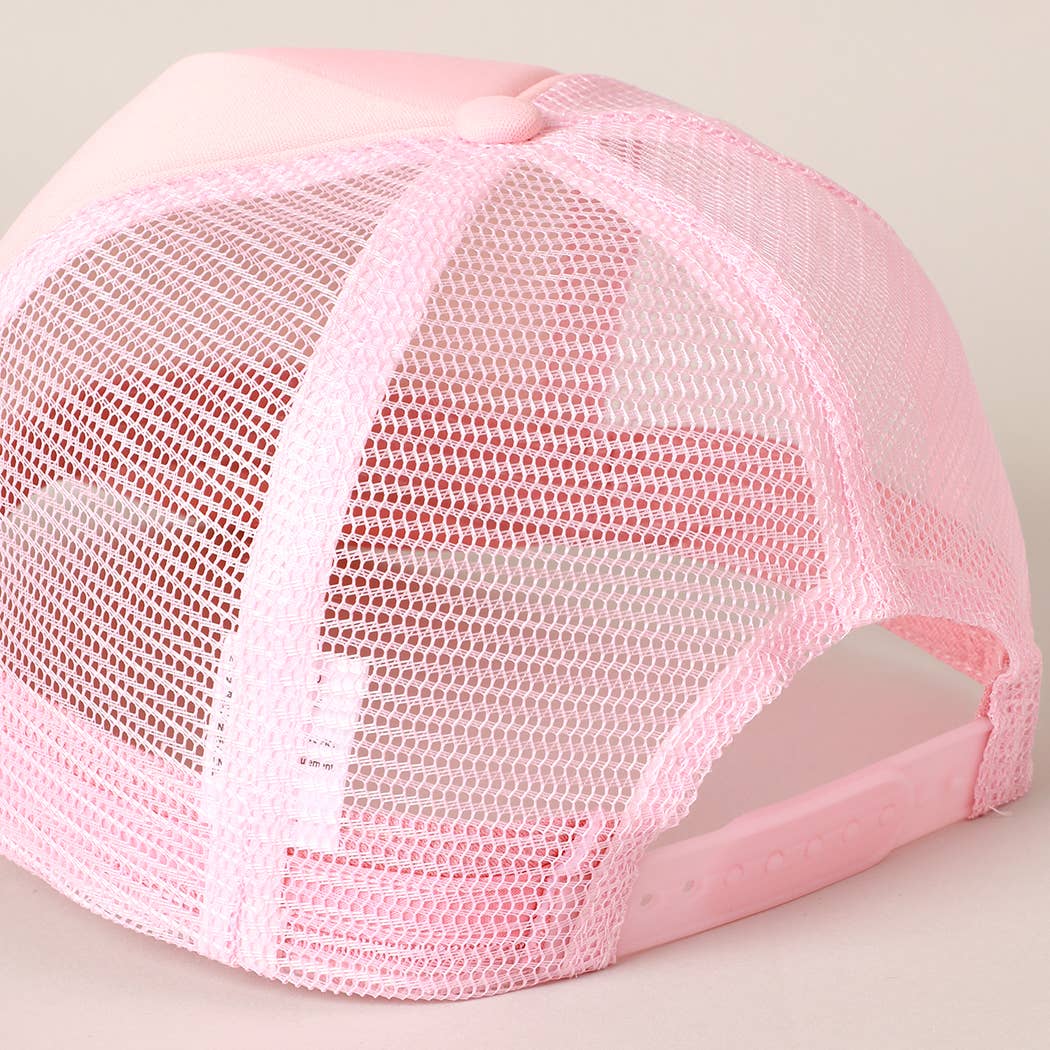 Fashion City – Engroshandel Trucker hat - Dame – Glitter SALTY trykt skum Trucker Hat13