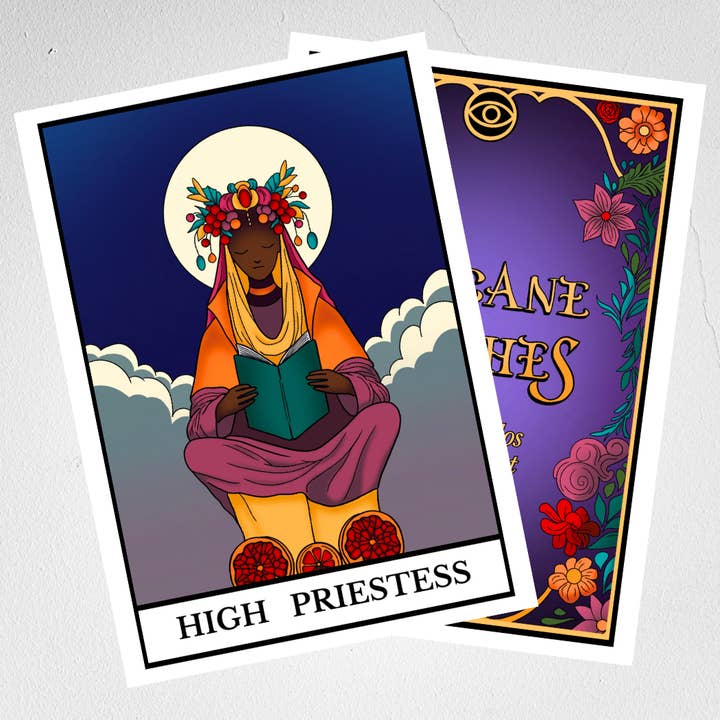 Arcane Wishes - Wholesale Everyday Greeting Card - High Priestess Greeting Card1