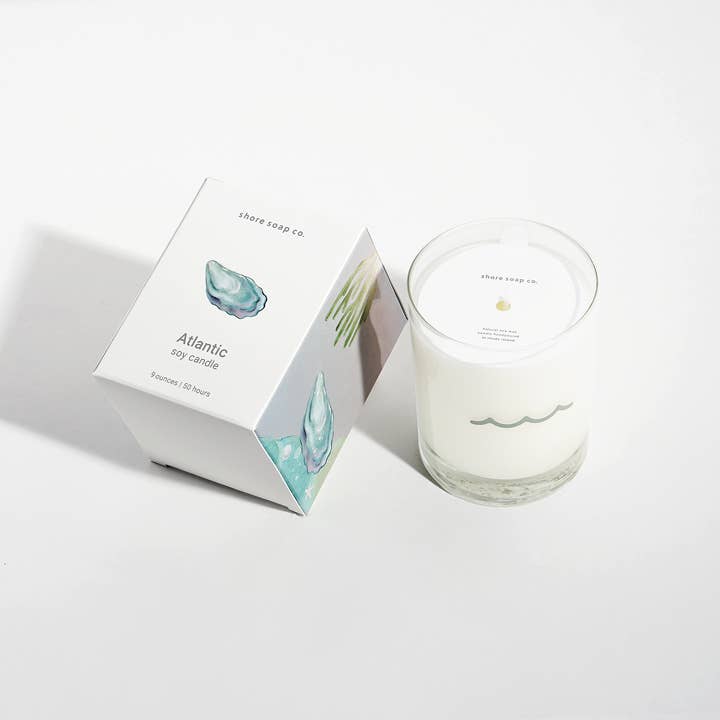 Shore Soap Co. - Wholesale Jar/Filled Candle - Atlantic Candle