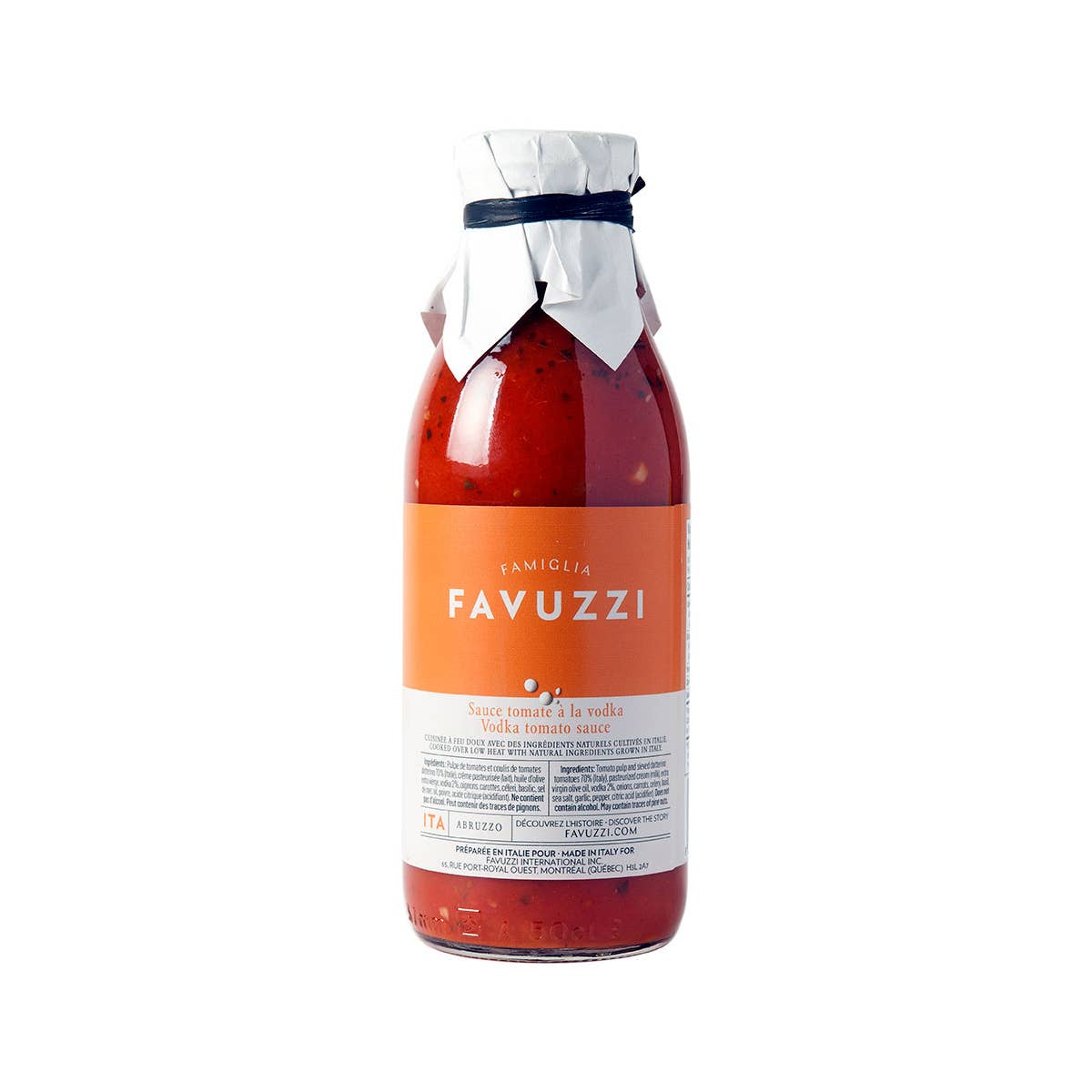 Favuzzi (Canada) - Wholesale Pasta Sauce - Vodka Sauce1